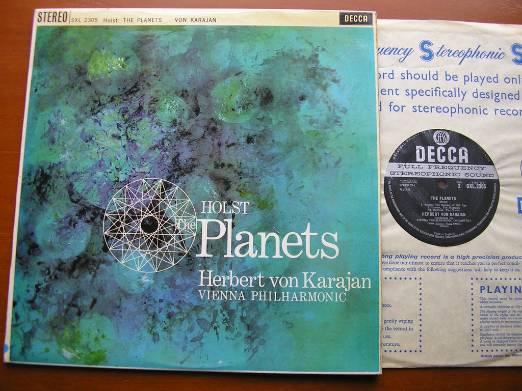 SXL 2305 HOLST: THE PLANETS KARAJAN / VIENNA PHILHARMONIC