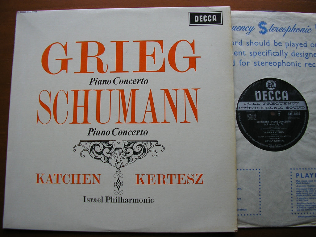 SXL 6028 GRIEG & SCHUMANN: PIANO CONCERTOS KATCHEN / ISRAEL PHILHARMONIC ORCHESTRA / KERTESZ