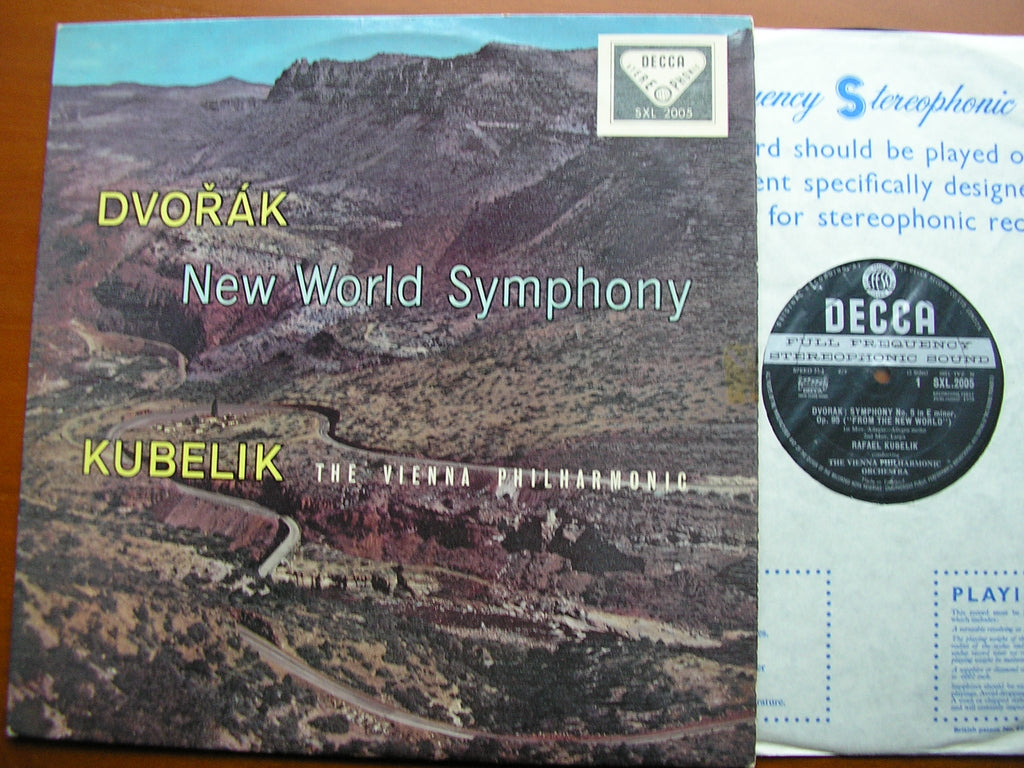 SXL 2005  DVORAK: SYMPHONY No. 9    KUBELIK / VIENNA PHILHARMONIC     ED 1