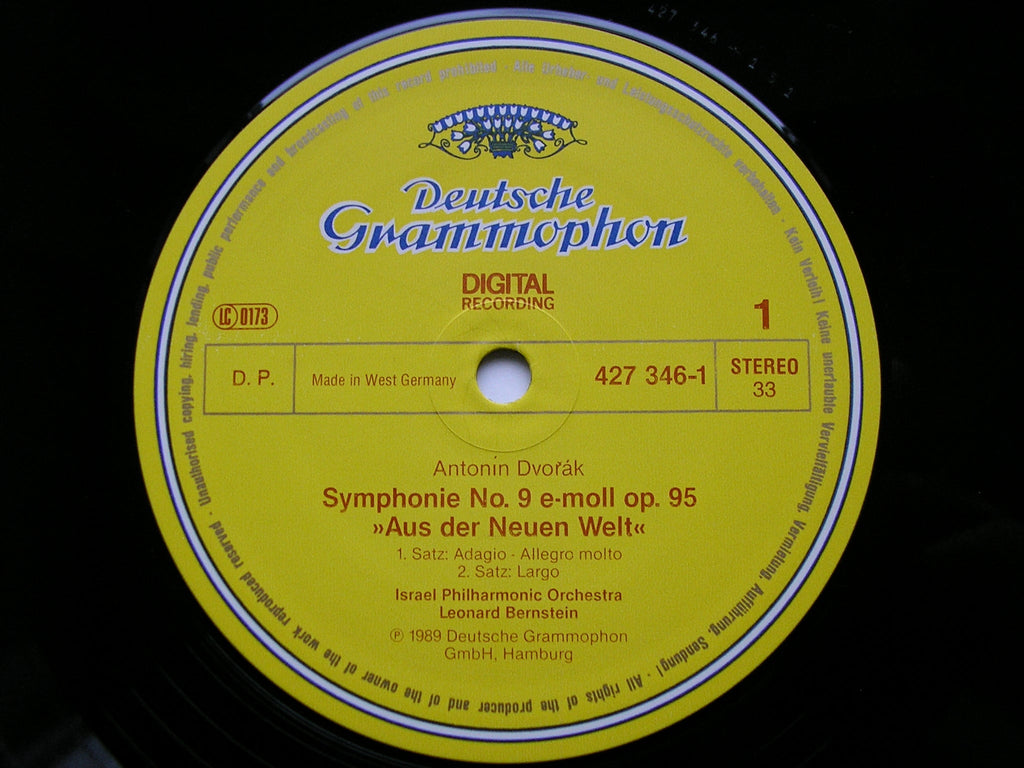 DVORAK: SYMPHONY No. 9 / SLAVONIC DANCES   BERNSTEIN / ISRAEL PHILHARMONIC   427 346