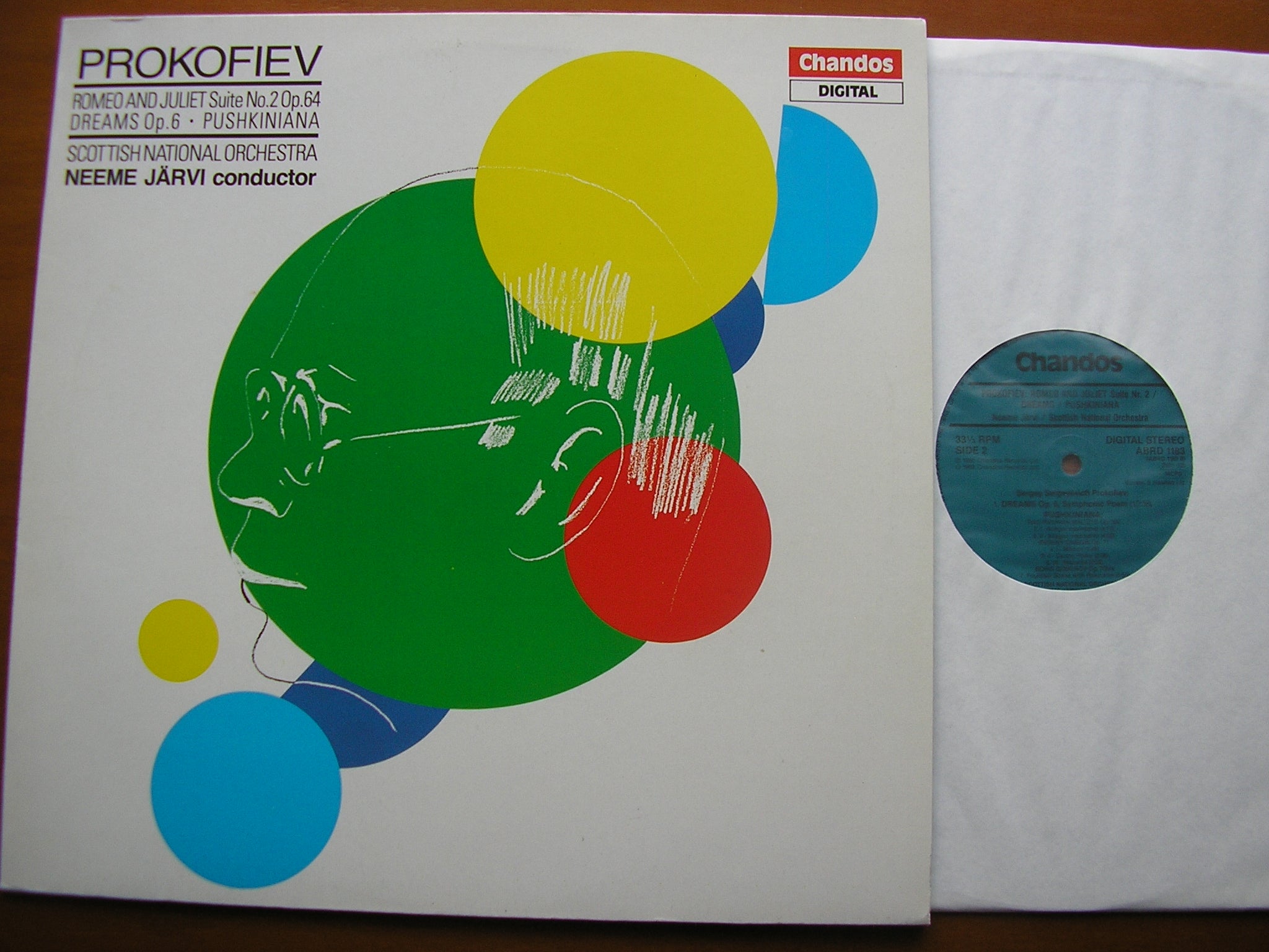 PROKOFIEV: ROMEO & JULIET Suite No. 2 / PUSHKINIANA / DREAMS     JARVI / SCOTTISH NATIONAL ORCHESTRA    ABRD 1183