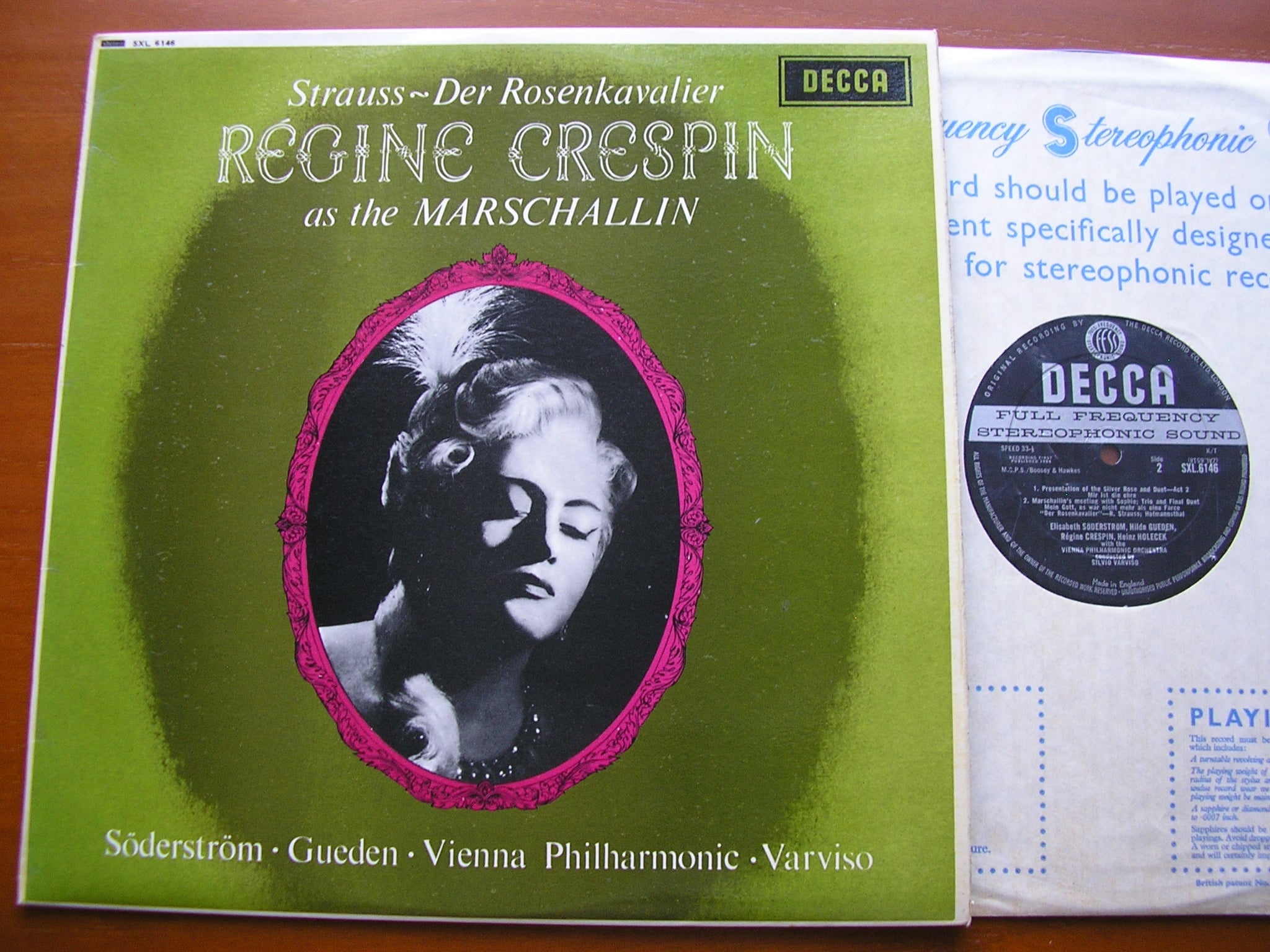 SXL 6146 STRAUSS: DER ROSENKAVALIER CRESPIN / SODERSTROM / GUEDEN / VIENNA PHILHARMONIC / VARVISO