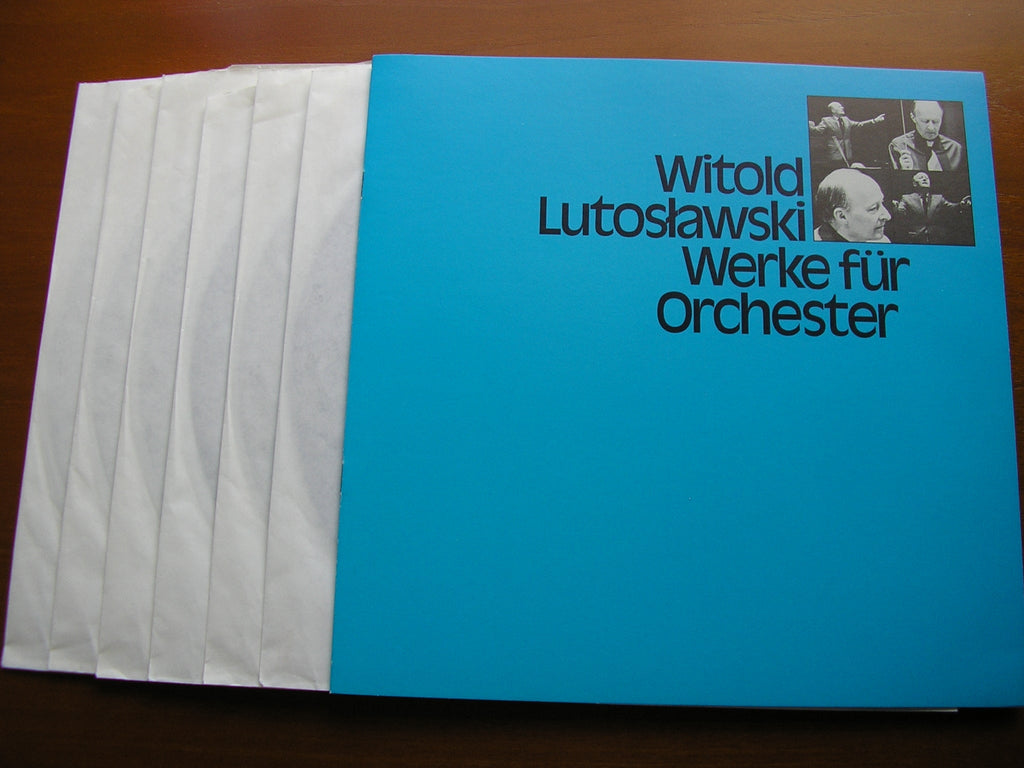 LUTOSLAWSKI: ORCHESTRAL WORKS   POLISH RADIO SYMPHONY / POLISH CHAMBER ORCHESTRA / WITOLD LUTOSLAWSKI   1C 165 03231/6