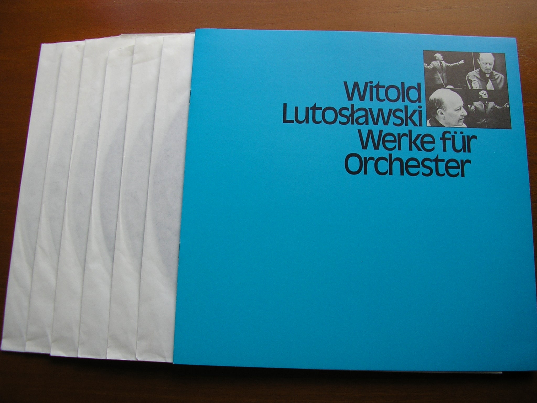 LUTOSLAWSKI: ORCHESTRAL WORKS   POLISH RADIO SYMPHONY / POLISH CHAMBER ORCHESTRA / WITOLD LUTOSLAWSKI   1C 165 03231/6