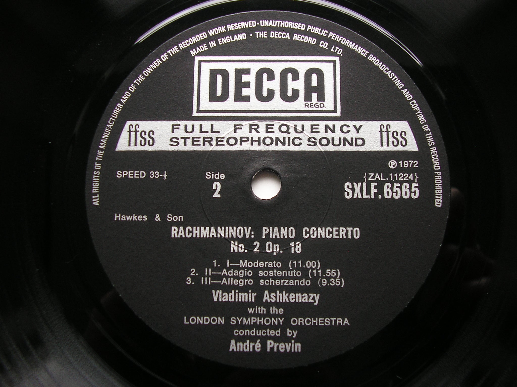 SXLF 6565 - 7 RACHMANINOV: THE FOUR PIANO CONCERTOS / RHAPSODY ASHKENAZY / LONDON SYMPHONY / PREVIN
