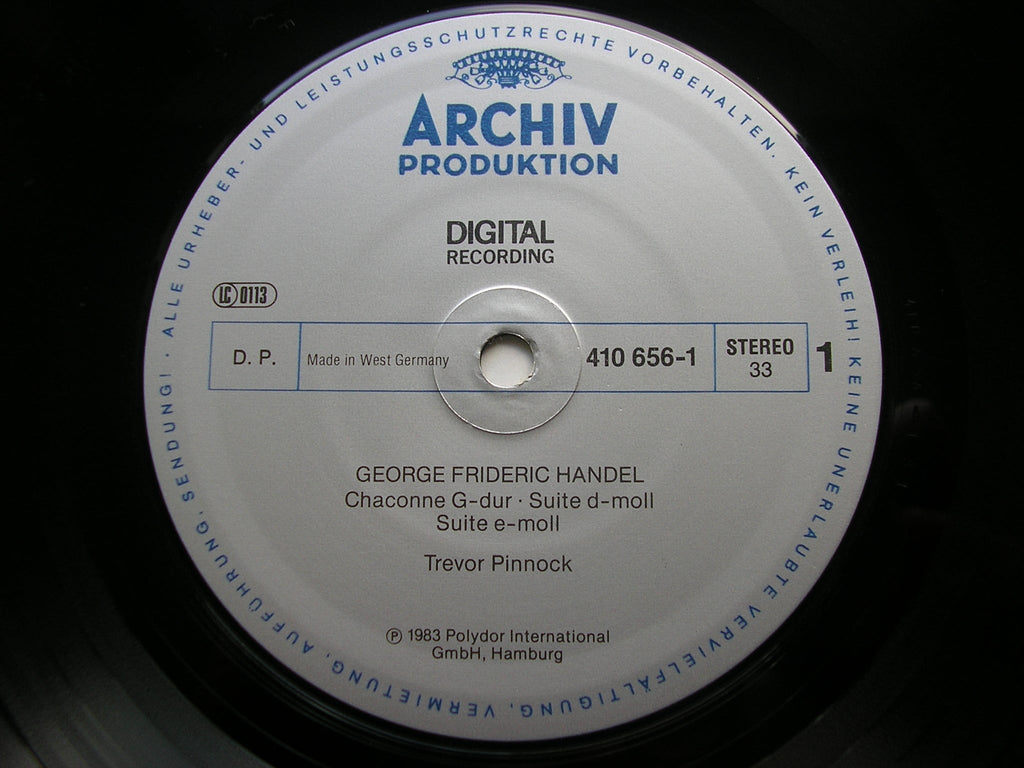 HANDEL: CHACONNE       TREVOR PINNOCK       410 656