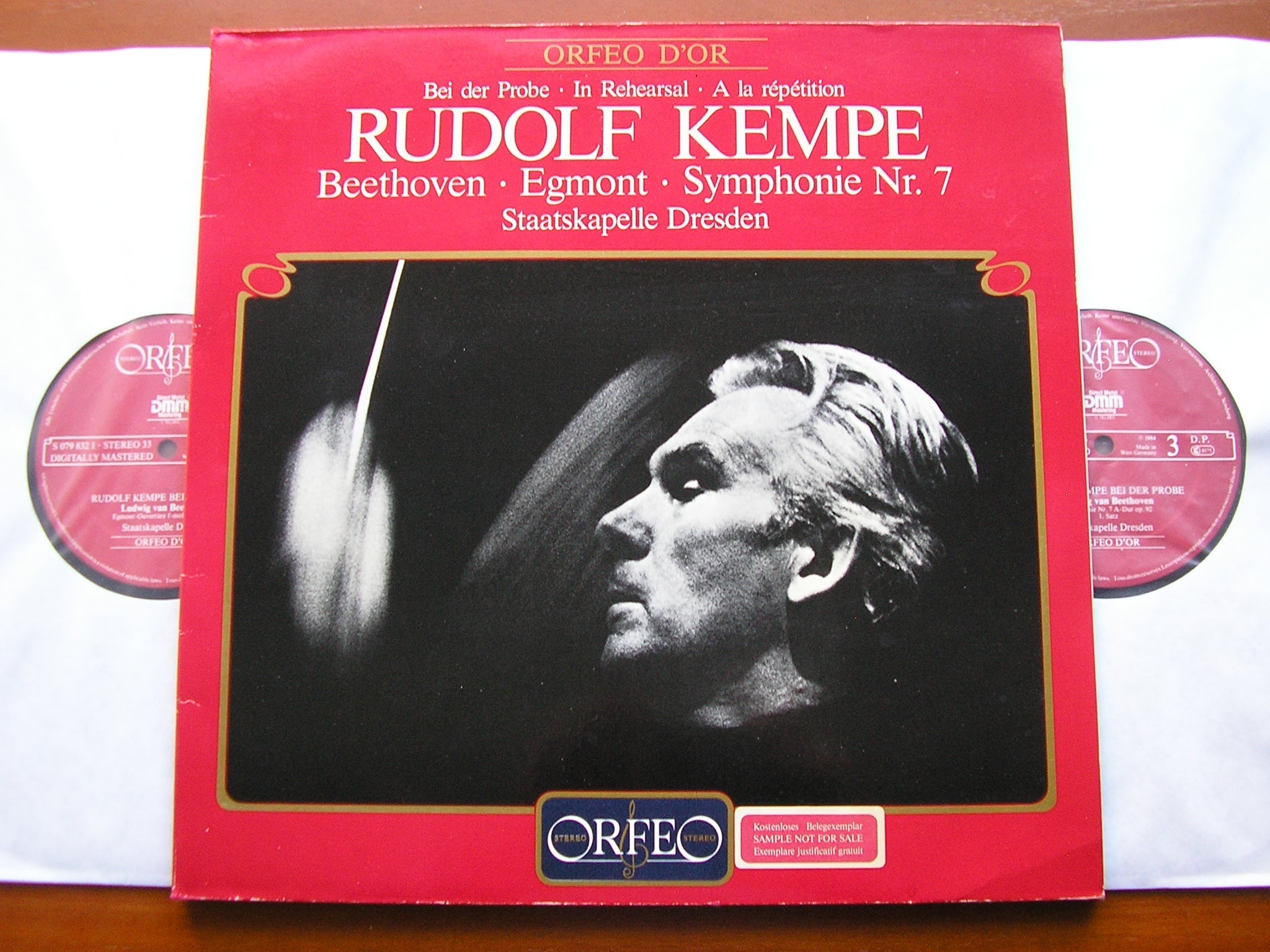 KEMPE IN REHEARSAL DRESDEN 1970 + FOUR INTERVIEWS 1956 - 1975   2 LP  ORFEO S 079832