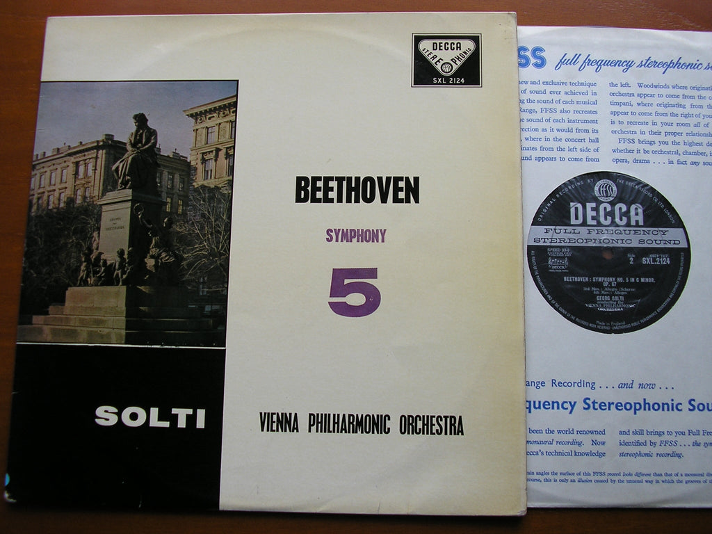 SXL 2124 BEETHOVEN: SYMPHONY No. 5 SOLTI / VIENNA PHILHARMONIC