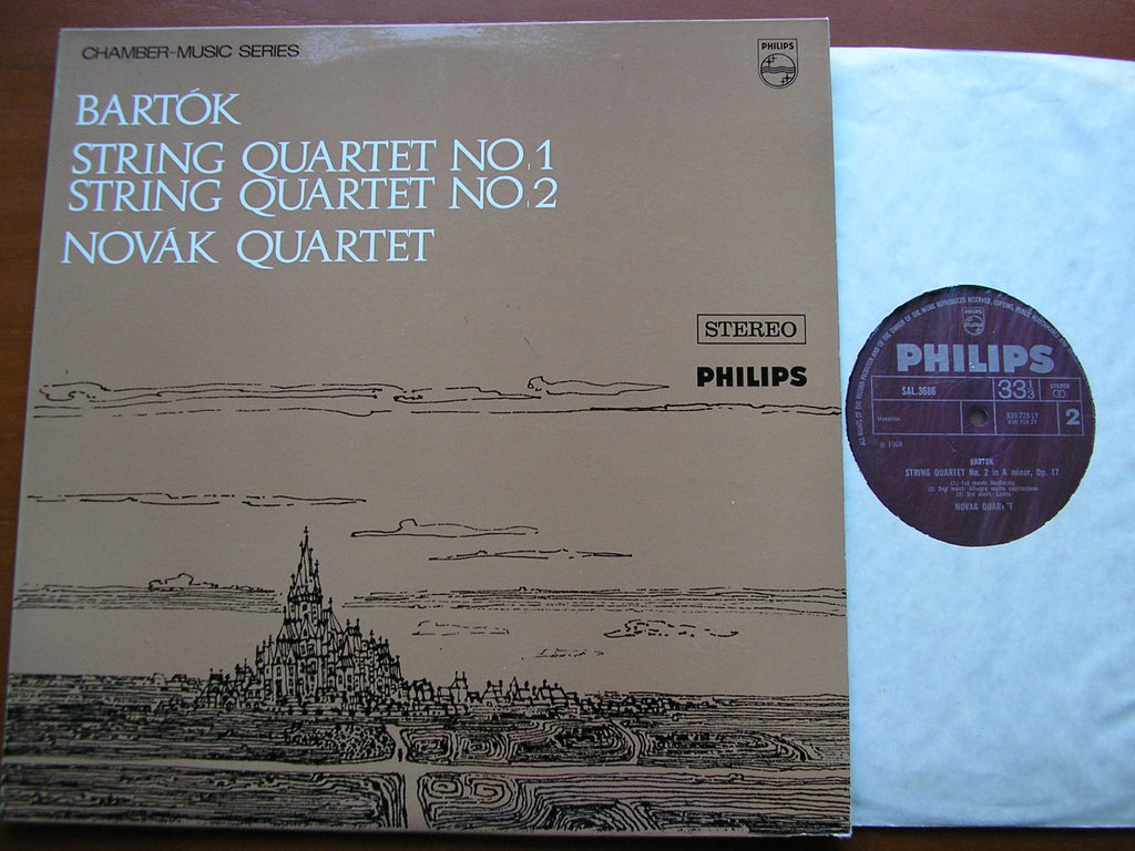 BARTOK: STRING QUARTETS Nos. 1 & 2    NOVAK QUARTET     SAL 3686