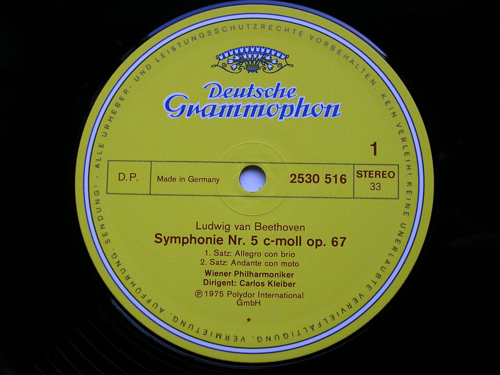BEETHOVEN: SYMPHONY No. 5   KLEIBER / VIENNA PHILHARMONIC   2530 516