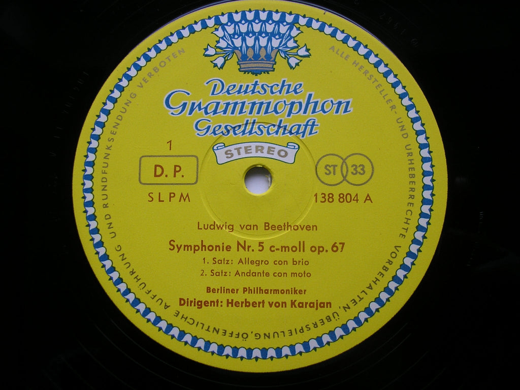 BEETHOVEN: SYMPHONY No. 5     KARAJAN / BERLIN PHILHARMONIC     138 804