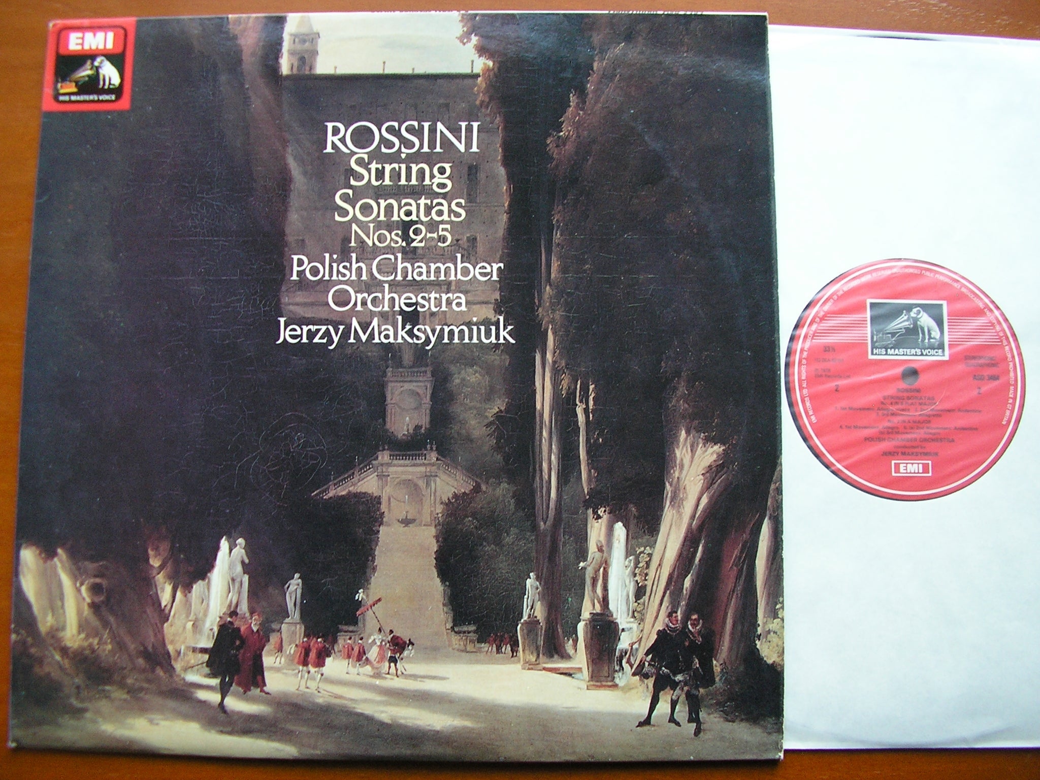 ROSSINI: STRING SONATAS Nos. 2 - 5    MAKSYMIUK / POLISH CHAMBER ORCHESTRA   ASD 3464
