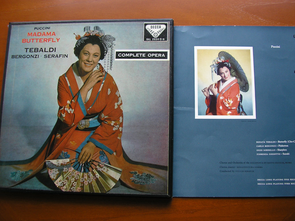 SXL 2054 - 6 PUCCINI: MADAMA BUTTERFLY TEBALDI / BERGONZI / SORDELLO / COSSOTTO / ADSCR / SERAFIN