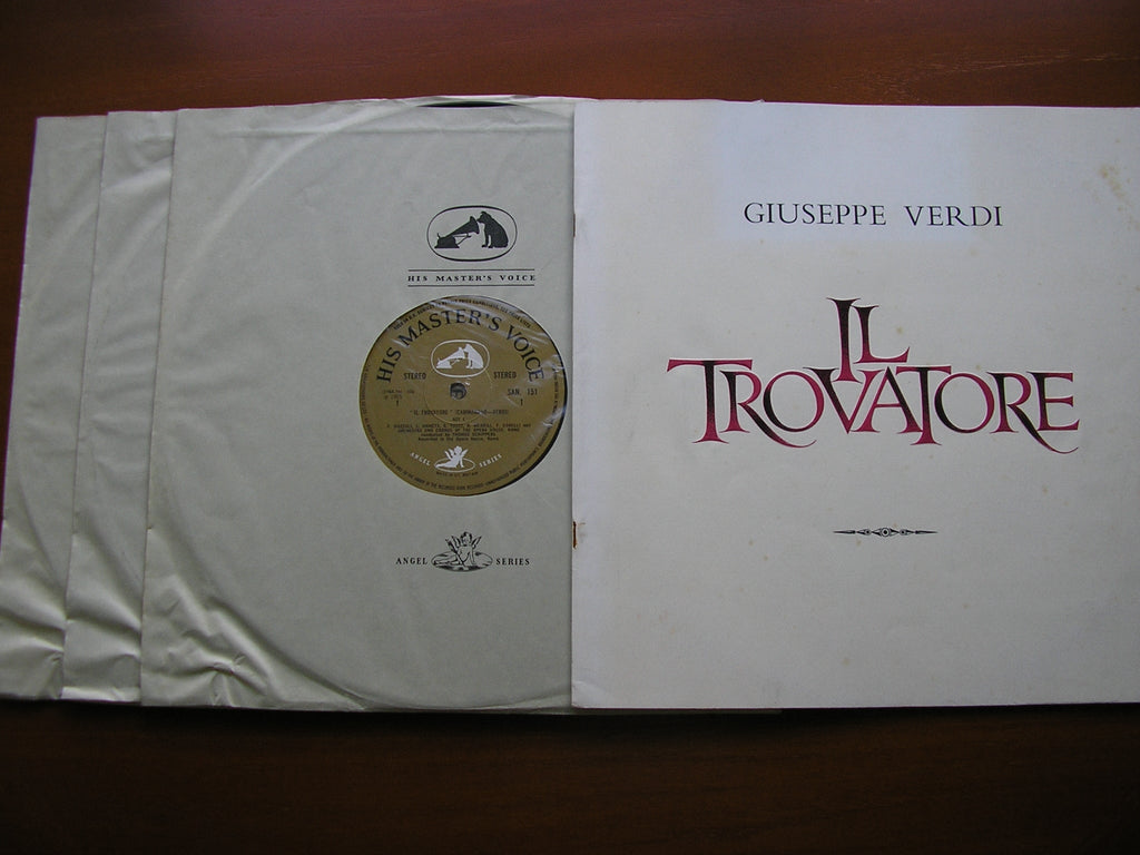 VERDI: IL TROVATORE   CORELLI / TUCCI / MERRILL / SIMIONATO / ROME OPERA / THOMAS SCHIPPERS   SAN 151 - 3