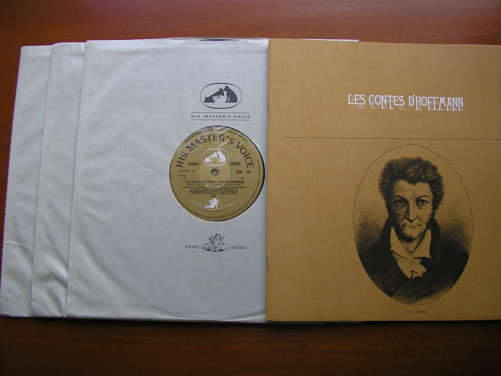 OFFENBACH: THE TALES OF HOFFMANN   GEDDA / SCHWARZKOPF / DE LOS ANGELES / D'ANGELO / PARIS CONSERVATOIRE / ANDRE CLUYTENS   SAN 154 - 6