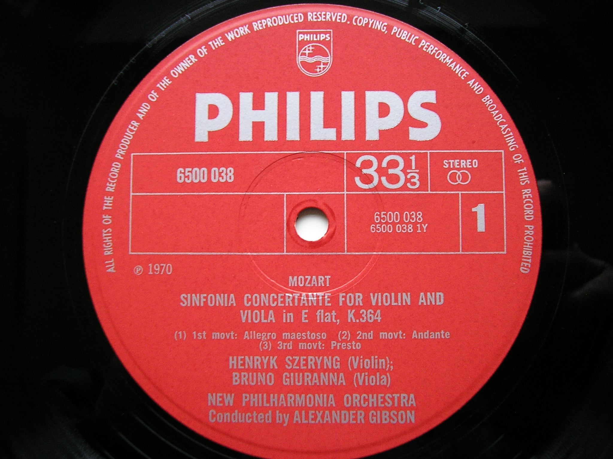 MOZART: THE COMPLETE WORKS FOR VIOLIN & ORCHESTRA    SZERYNG / NEW PHILHARMONIA / GIBSON   4 LP   6707 011