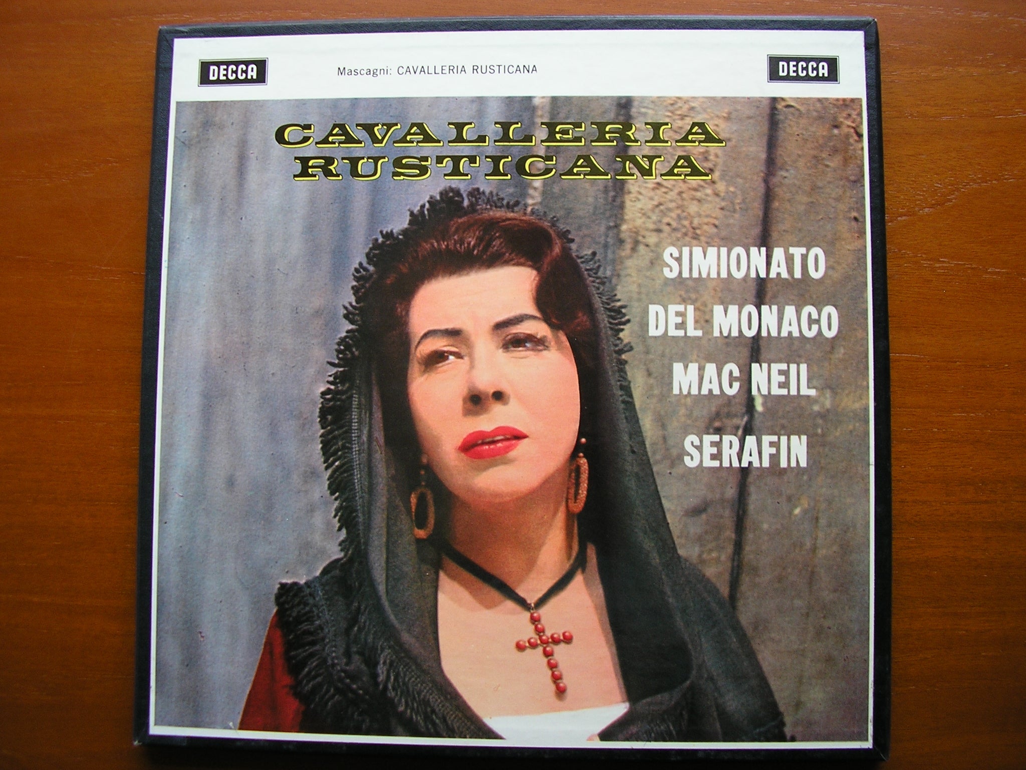 SXL 2253 - 5 LEONCAVALLO: PAGLIACCI / MASCAGNI: CAVALLERIA RUSTICANA DEL MONACO / SIMIONATO / Acc di SC / MOLINARI-PRADELLI / SERAFIN