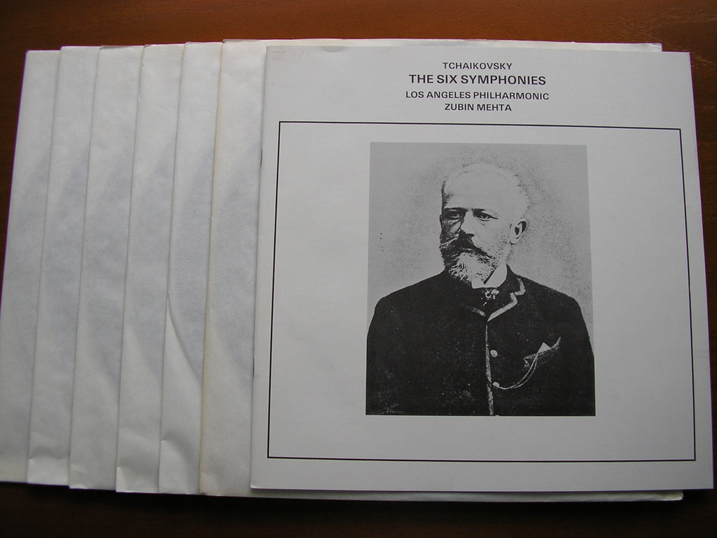 TCHAIKOVSKY: SIX SYMPHONIES   ZUBIN MEHTA / LOS ANGELES PHILHARMONIC    CSP 10