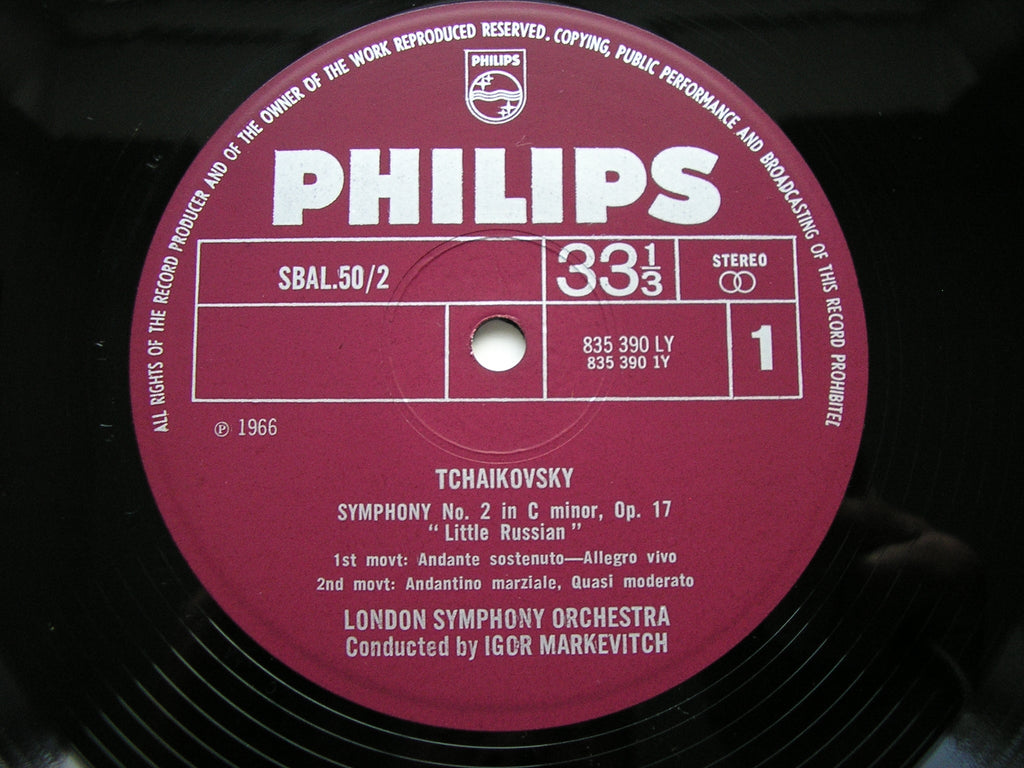 TCHAIKOVSKY: THE COMPLETE SYMPHONIES    MARKEVITCH / LONDON SYMPHONY  SBAL 50