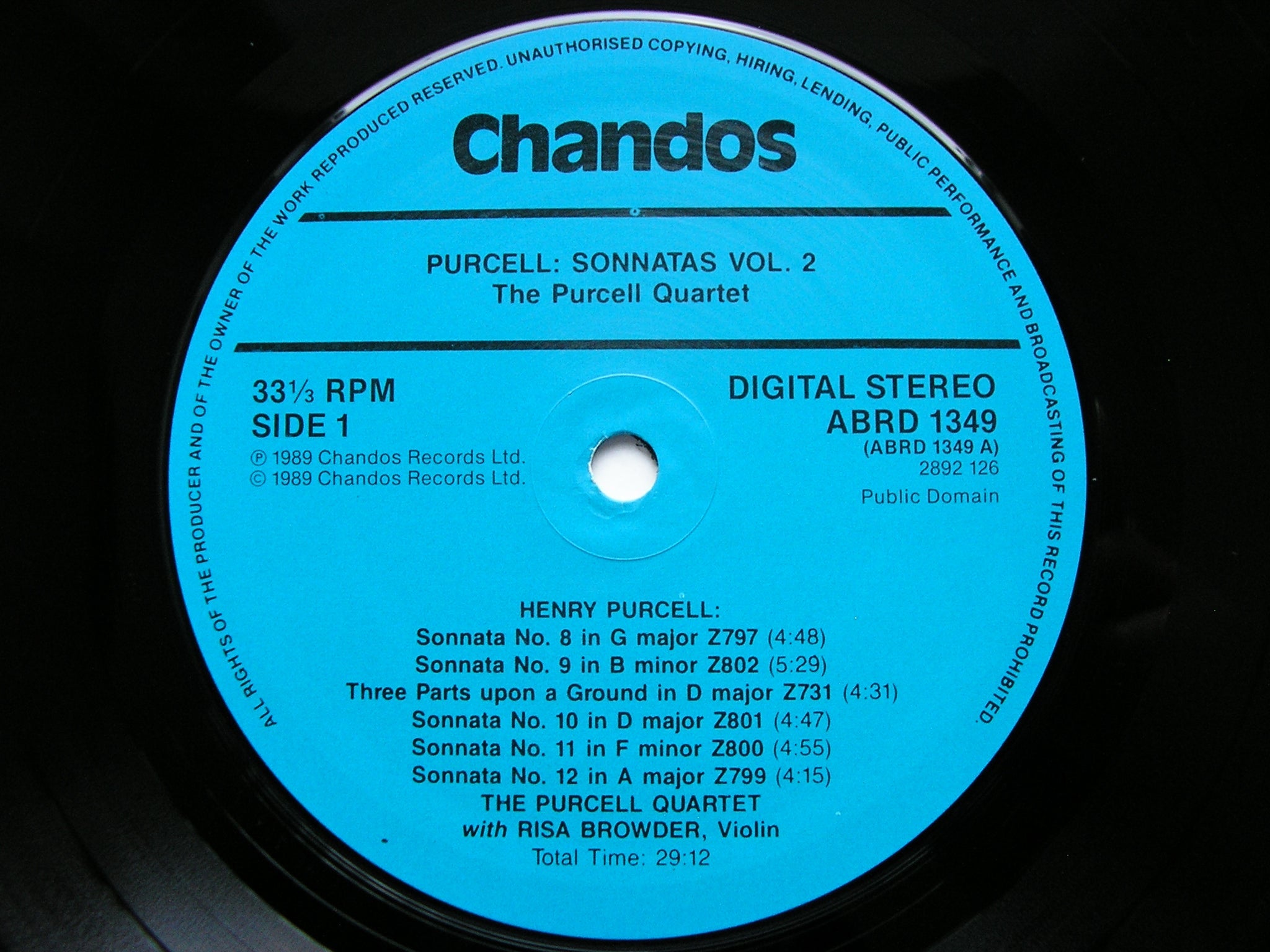 PURCELL: SONATAS Volumes 1 - 3   THE PURCELL QUARTET    ABRD 1287 / 1349 / 1401