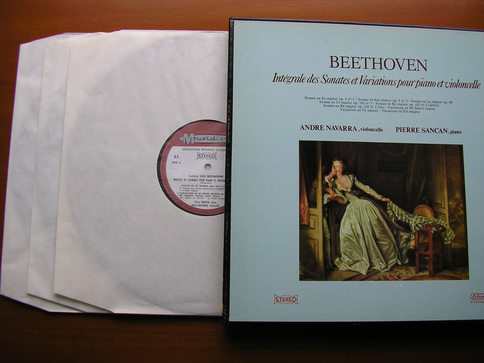 BEETHOVEN: THE COMPLETE SONATAS FOR CELLO & PIANO   NAVARRA / SANCAN   CRC 15