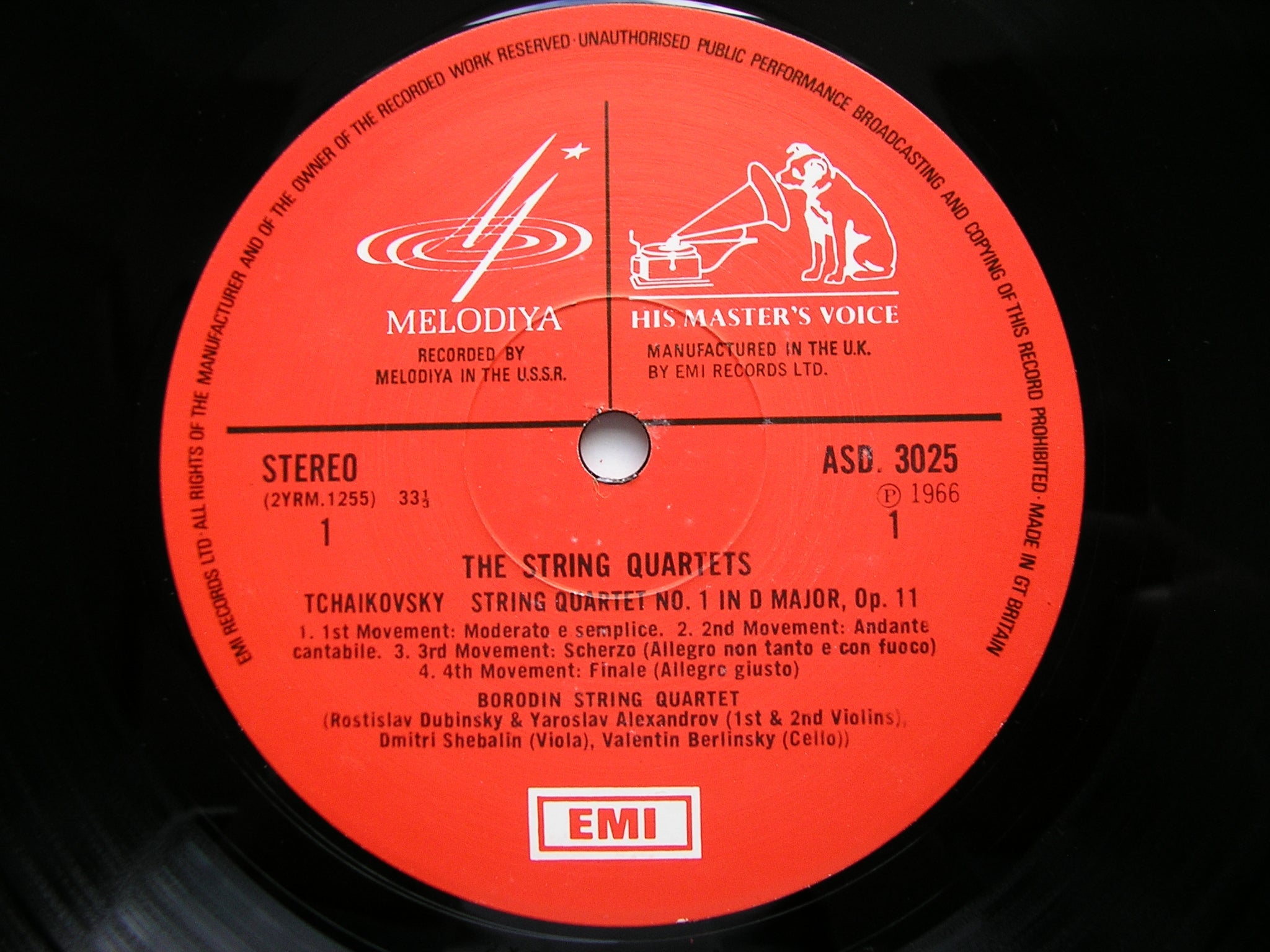TCHAIKOVSKY: THE STRING QUARTETS BORODIN STRING QUARTET / TALALYAN / ROSTROPOVITCH SLS 889