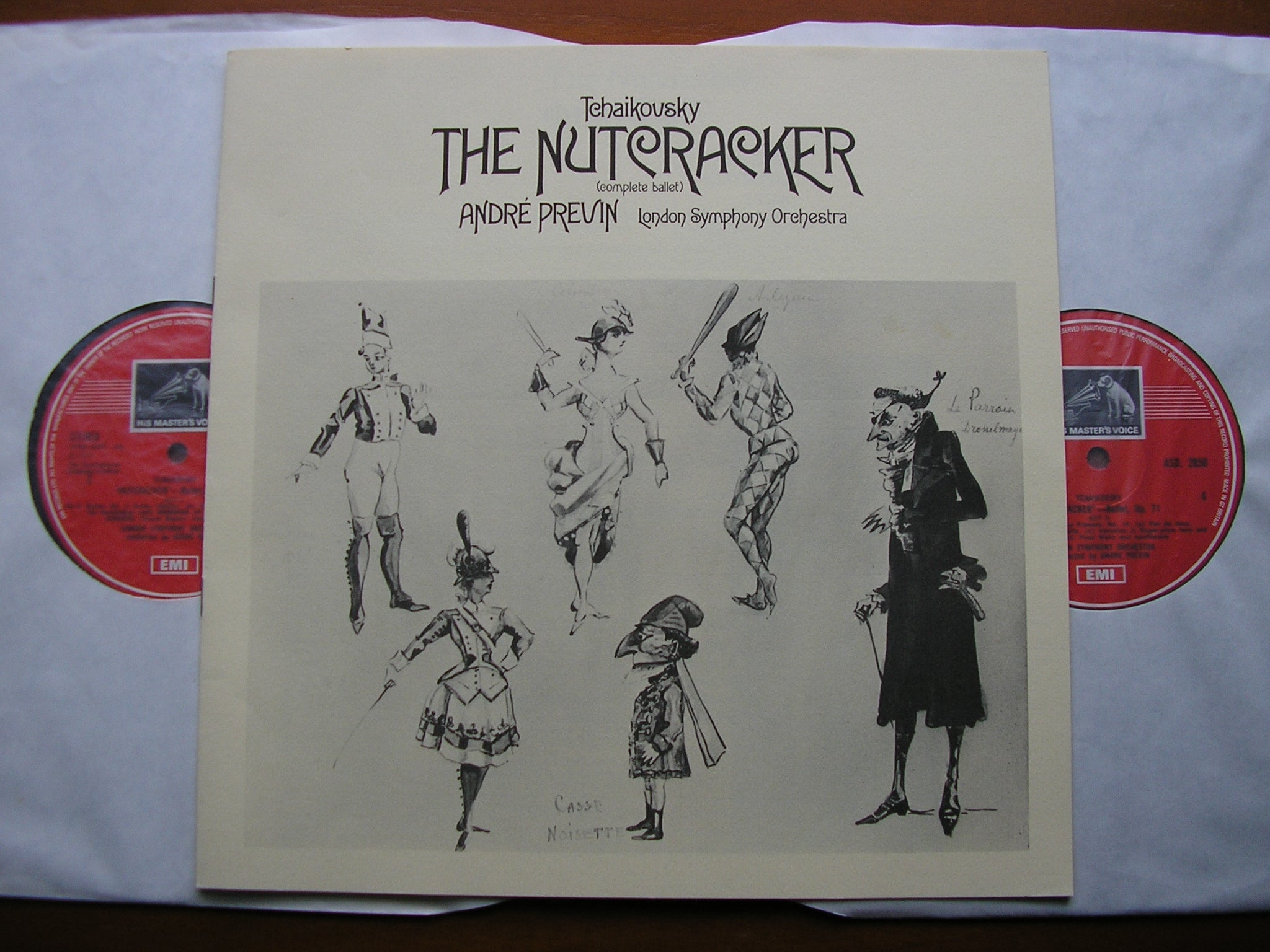 TCHAIKOVSKY: THE NUTCRACKER    PREVIN / LONDON SYMPHONY    2 LP    SLS 834