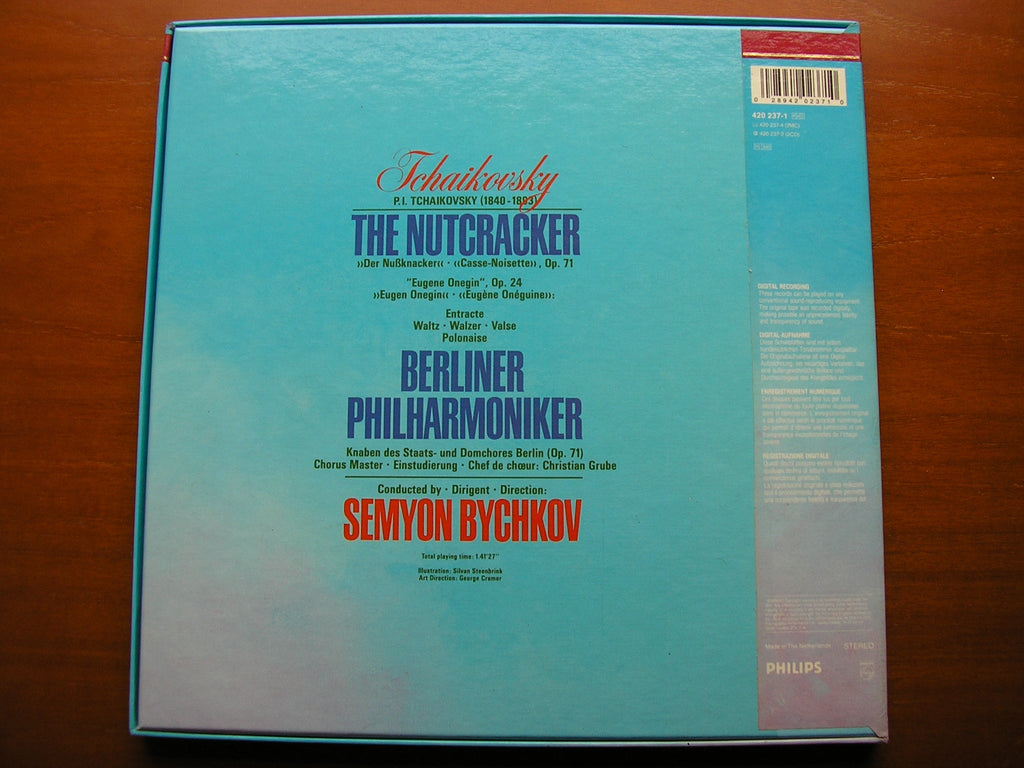 TCHAIKOVSKY: THE NUTCRACKER / EUGENE ONEGIN Polonaise & Waltz   BYCHKOV / BERLIN PHILHARMONIC   2 LP   420 237