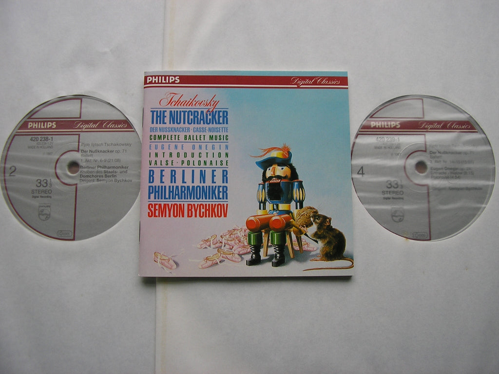 TCHAIKOVSKY: THE NUTCRACKER / EUGENE ONEGIN Polonaise & Waltz   BYCHKOV / BERLIN PHILHARMONIC   2 LP   420 237