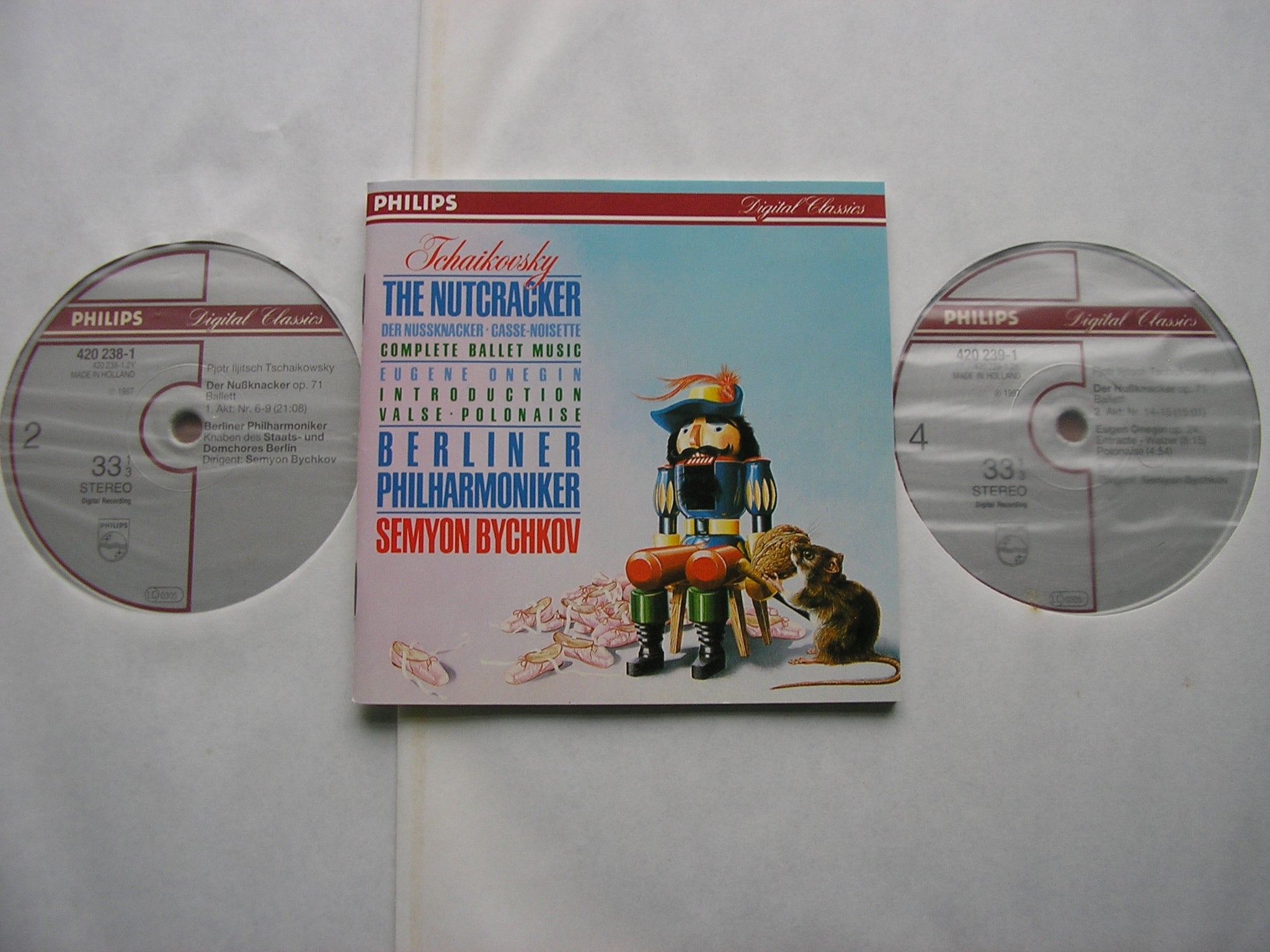 TCHAIKOVSKY: THE NUTCRACKER / EUGENE ONEGIN Polonaise & Waltz   BYCHKOV / BERLIN PHILHARMONIC   2 LP   420 237