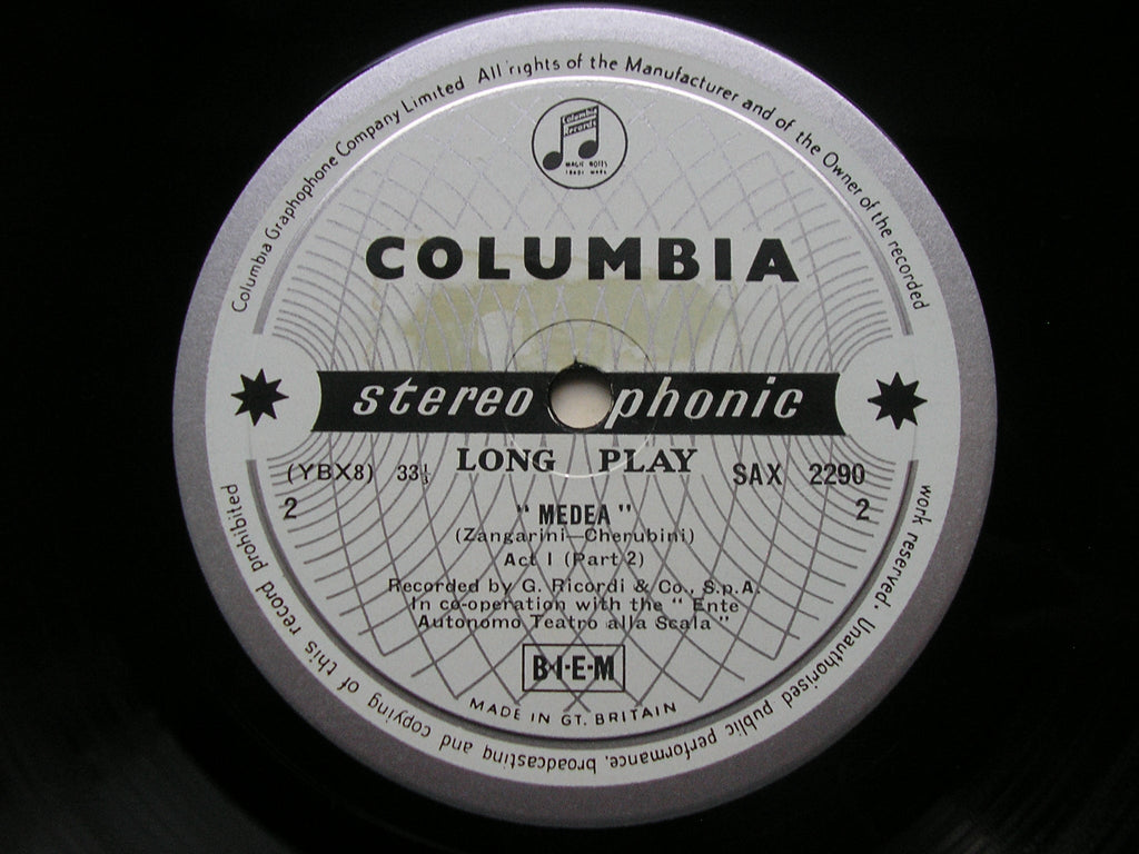 SAX 2290 - 2  CHERUBINI: MEDEA     CALLAS / SCOTTO / PICCHI / LA SCALA / SERAFIN