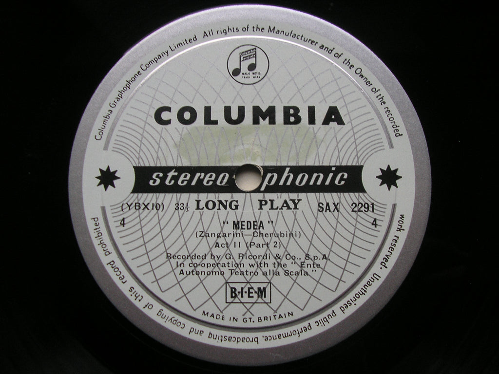SAX 2290 - 2  CHERUBINI: MEDEA     CALLAS / SCOTTO / PICCHI / LA SCALA / SERAFIN