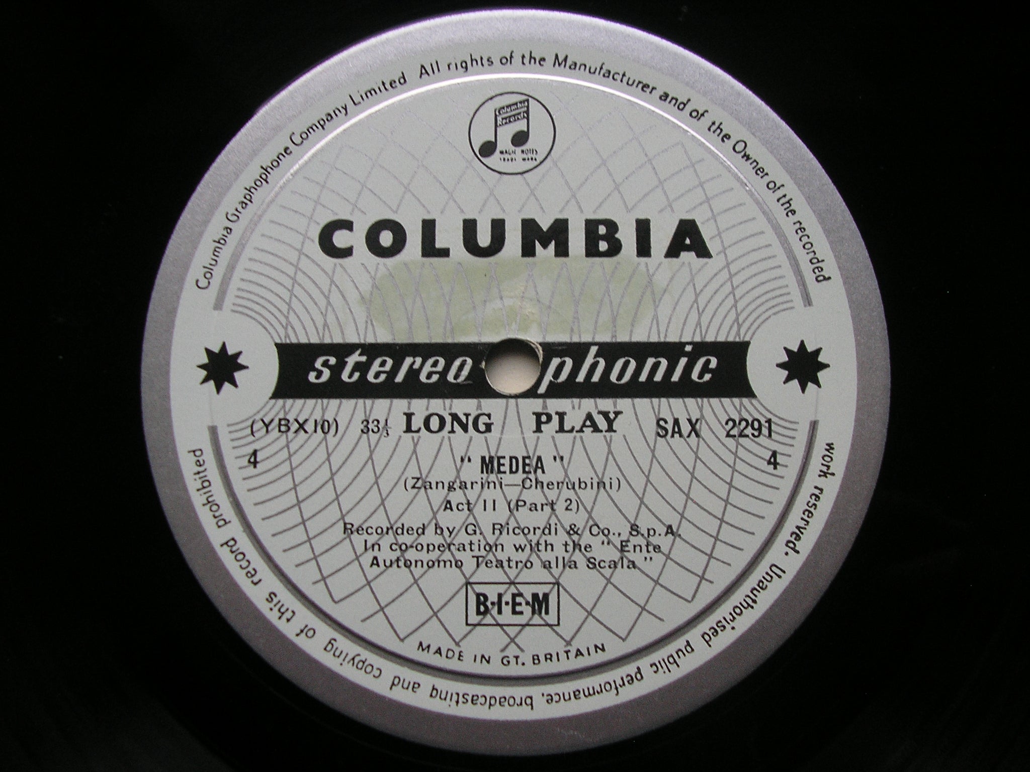 SAX 2290 - 2  CHERUBINI: MEDEA     CALLAS / SCOTTO / PICCHI / LA SCALA / SERAFIN