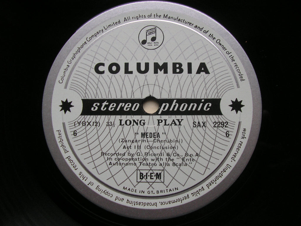 SAX 2290 - 2  CHERUBINI: MEDEA     CALLAS / SCOTTO / PICCHI / LA SCALA / SERAFIN