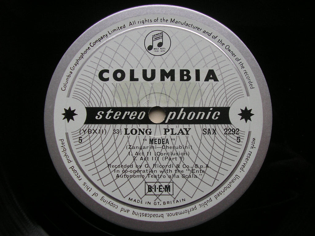 SAX 2290 - 2  CHERUBINI: MEDEA     CALLAS / SCOTTO / PICCHI / LA SCALA / SERAFIN
