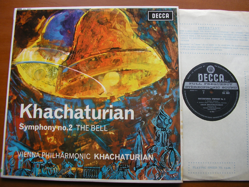 SXL 6001 KHACHATURIAN: SYMPHONY No. 2 'The Bell' KHACHATURIAN / VIENNA PHILHARMONIC