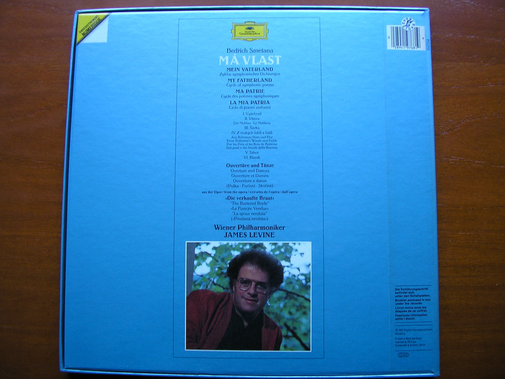 SMETANA: MA VLAST / OVERTURE & DANCES from 'The Bartered Bride'    LEVINE / VIENNA PHILHARMONIC   2 LP   419 768