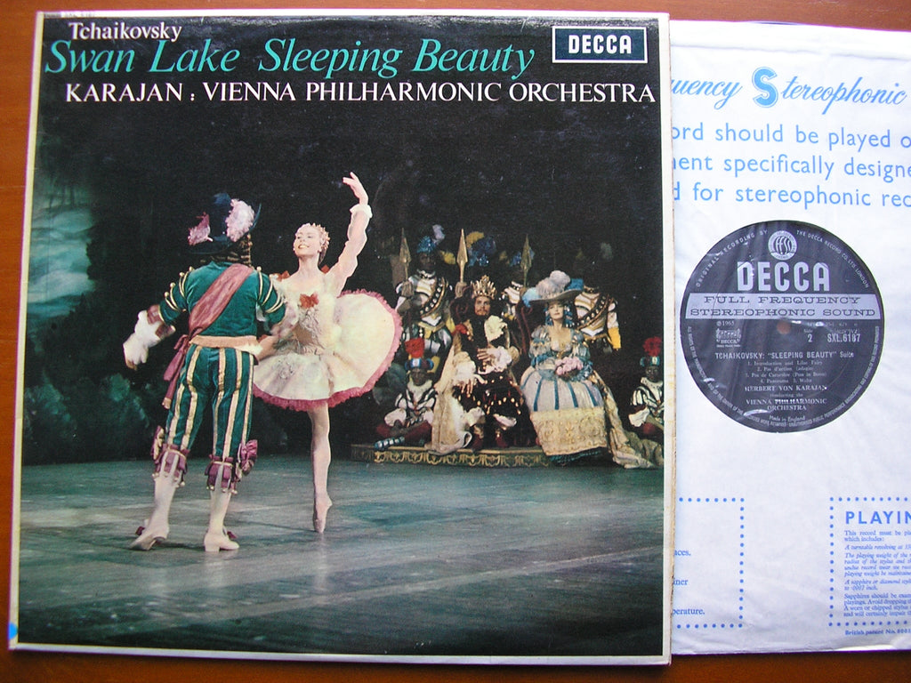 SXL 6187 TCHAIKOVSKY: SWAN LAKE & SLEEPING BEAUTY SUITES KARAJAN / VIENNA PHILHARMONIC