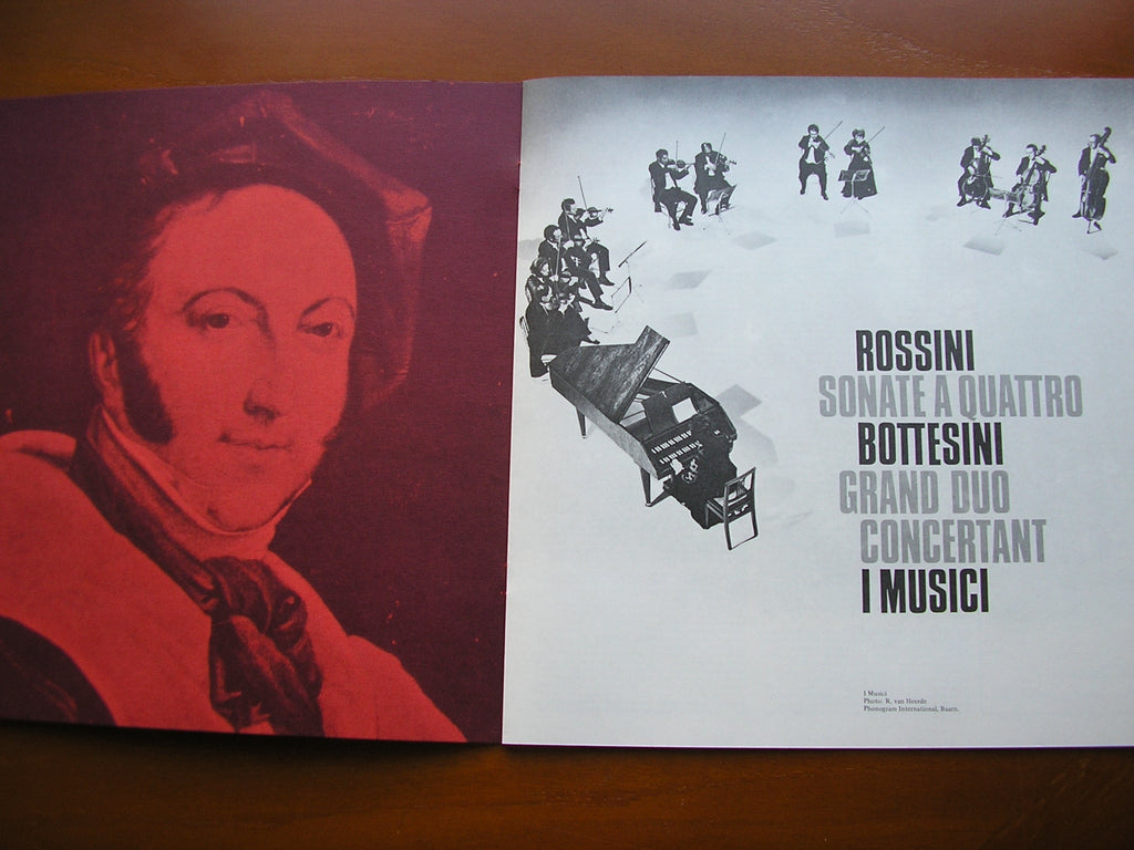 ROSSINI: STRING SONATAS Nos. 1 - 6 / BOTTESINI: GRAND DUO     I MUSICI   2 LP   6747 038