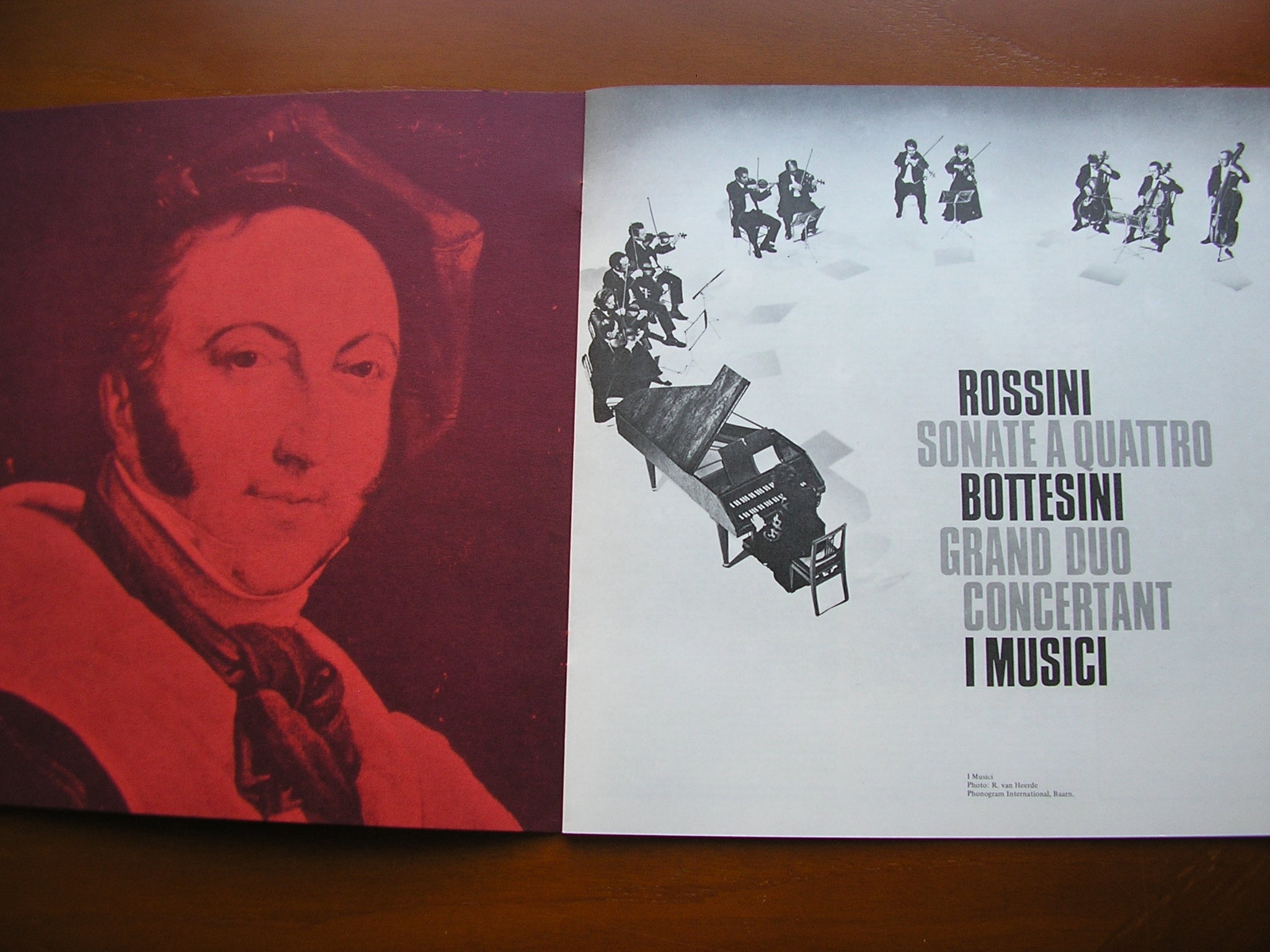 ROSSINI: STRING SONATAS Nos. 1 - 6 / BOTTESINI: GRAND DUO     I MUSICI   2 LP   6747 038