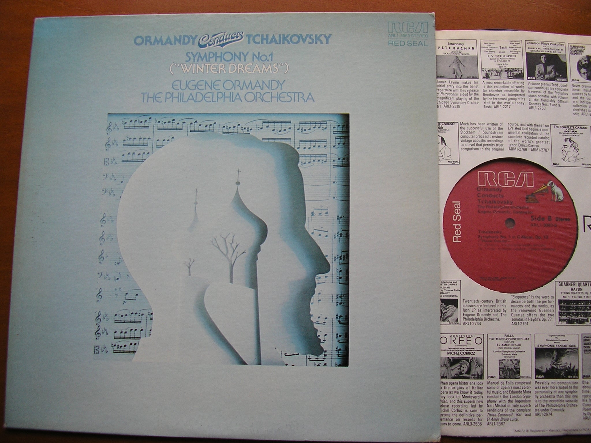 TCHAIKOVSKY: SYMPHONY No. 1 Winter Reveries     ORMANDY / PHILADELPHIA    ARL1 3063