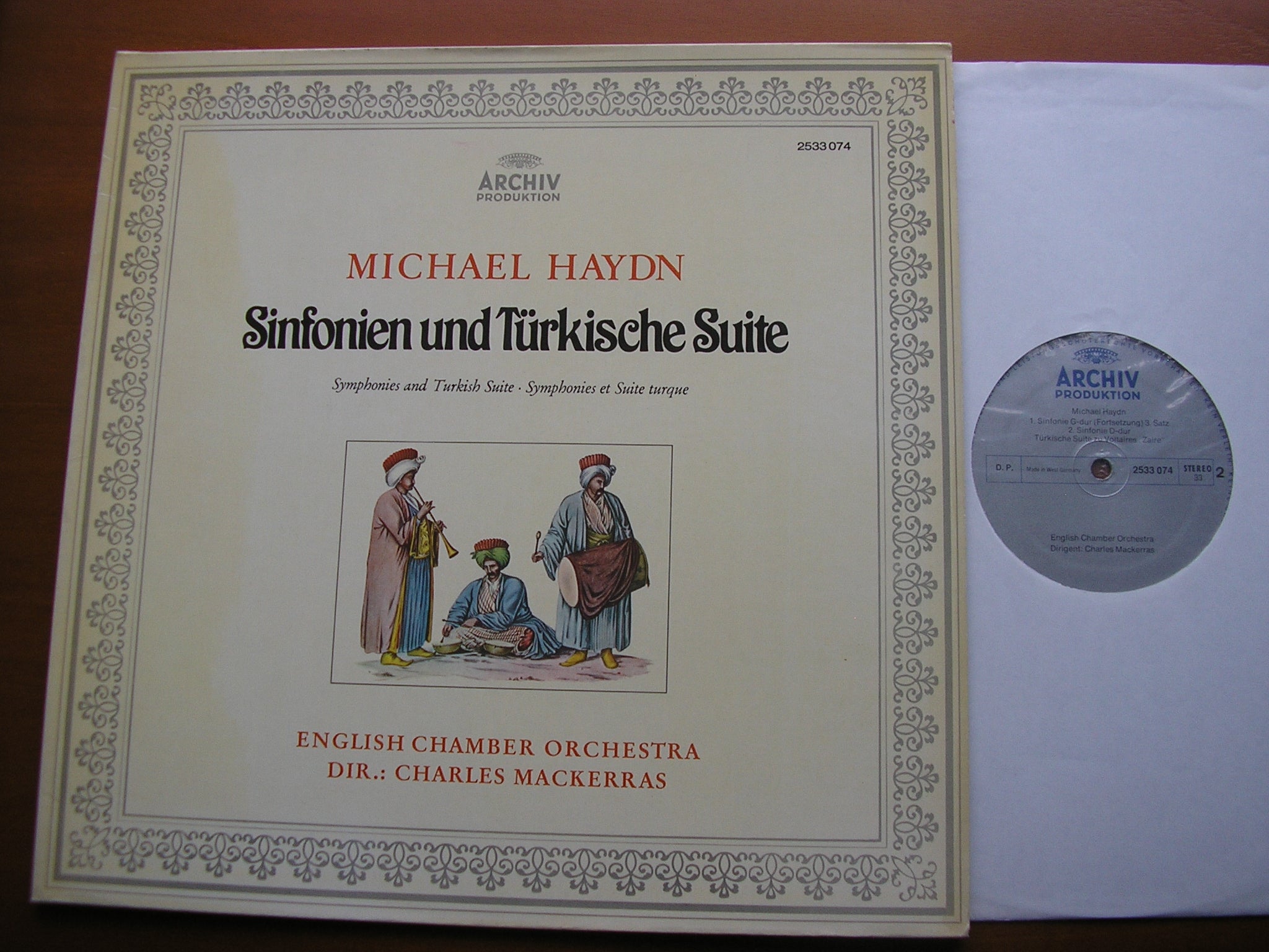 MICHAEL HAYDN: SYMPHONIES / TURKISH SUITE      MACKERRAS / ENGLISH CHAMBER ORCHESTRA    2533 074