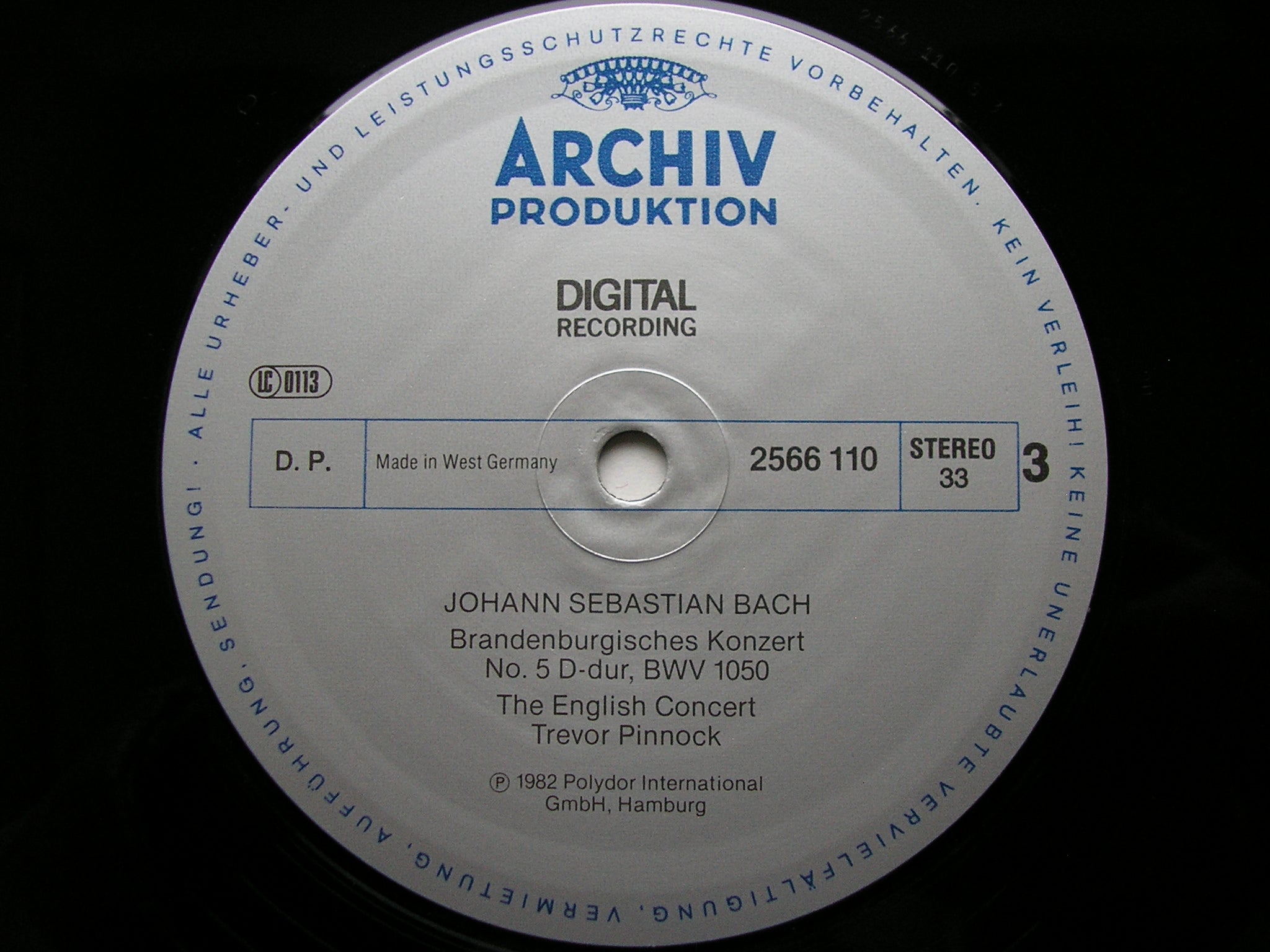 BACH: THE BRANDENBURG CONCERTOS   PINNOCK / THE ENGLISH CONCERT   2 LP      2742 003