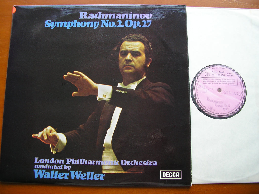 SXL 6623 RACHMANINOV: SYMPHONY No. 2 WELLER / LONDON PHILHARMONIC