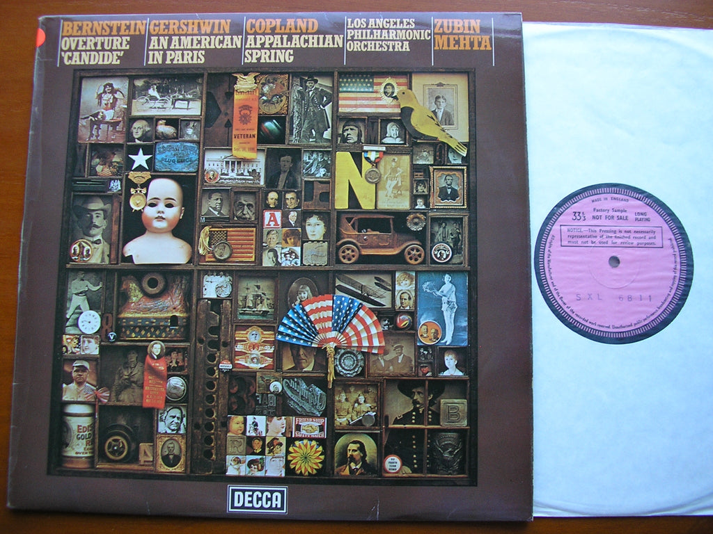 SXL 6811 BERNSTEIN / GERSHWIN / COPLAND: ORCHESTRAL WORKS MEHTA / LOS ANGELES PHILHARMONIC