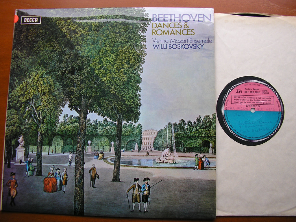SXL 6436 BEETHOVEN: DANCES & ROMANCES BOSKOVSKY / VIENNA MOZART ENSEMBLE