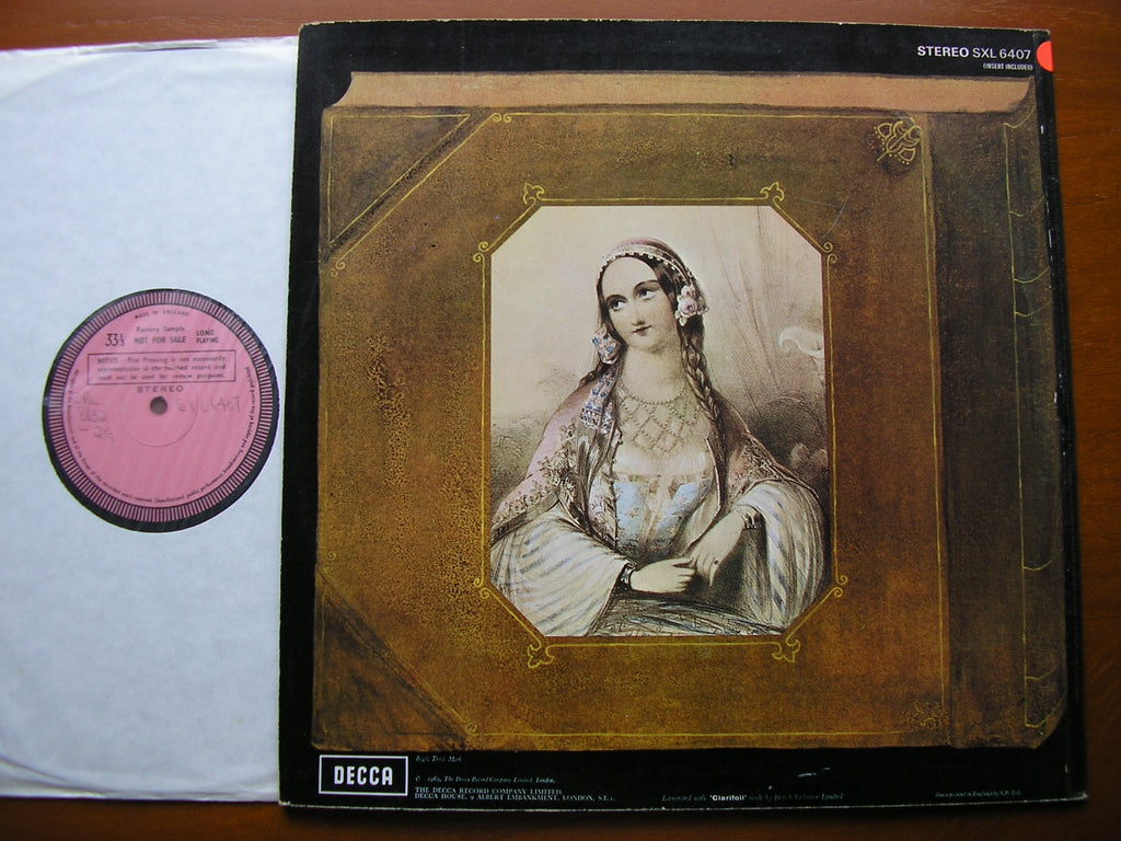 SXL 6407 BURGMULLER: LA PERI (complete ballet 1843) BONYNGE / LONDON SYMPHONY ORCHESTRA