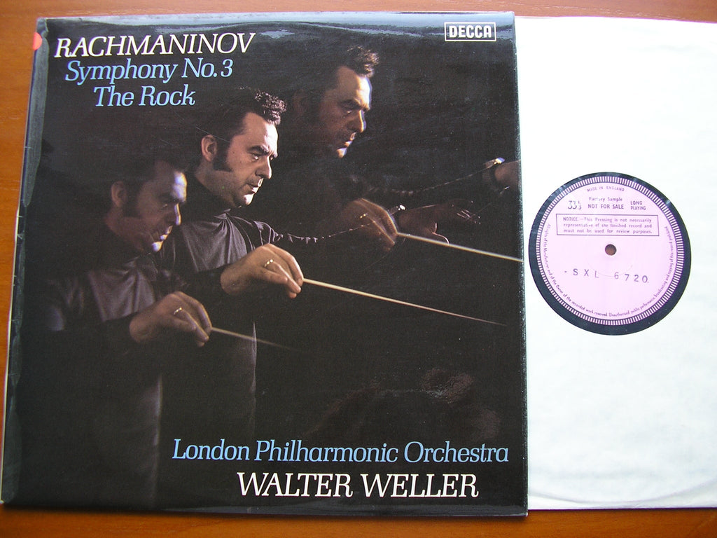SXL 6720 RACHMANINOV: SYMPHONY No. 3 / THE ROCK WELLER / LONDON PHILHARMONIC