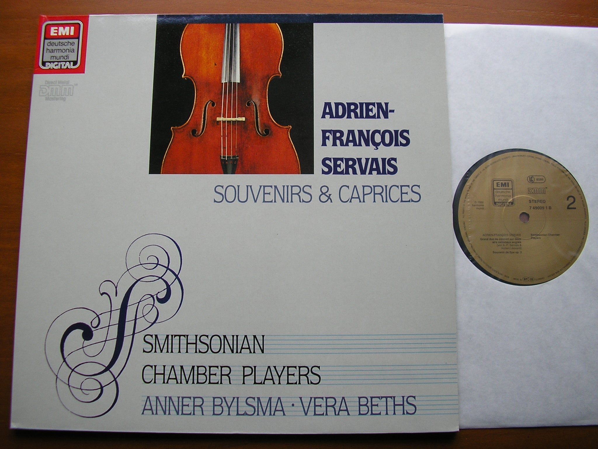 SERVAIS: SOUVENIRS & CAPRICES    BYLSMA / BETHS / SMITHSONIAN CHAMBER PLAYERS   749009