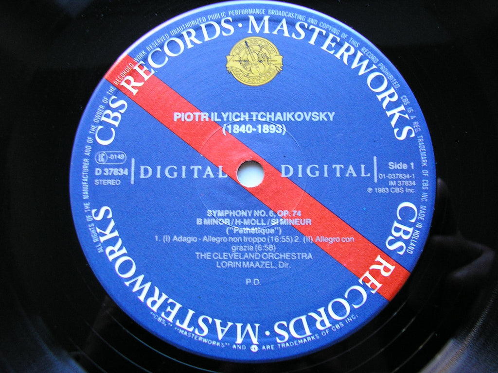 TCHAIKOVSKY: SYMPHONY No. 6 'Pathetique'    MAAZEL / CLEVELAND ORCHESTRA    D37834